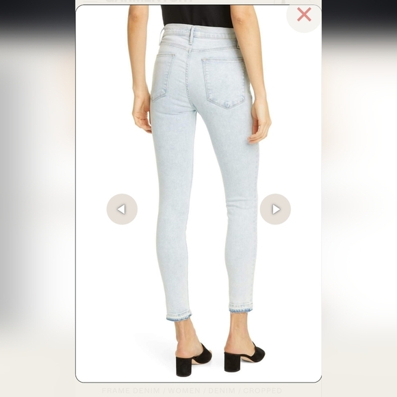 GUC FRAME Le High Skinny Crop in Pali, Size 28 - Picture 14 of 16